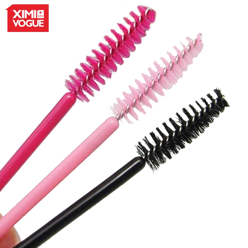 XIMIVOGUE 20Pcs Eyelash Brushes Mascara Wands Applicator 6 Colors Makeup Tool Kits Plastic Cosmetic Eyebrows Brush MDMZ | Красота и