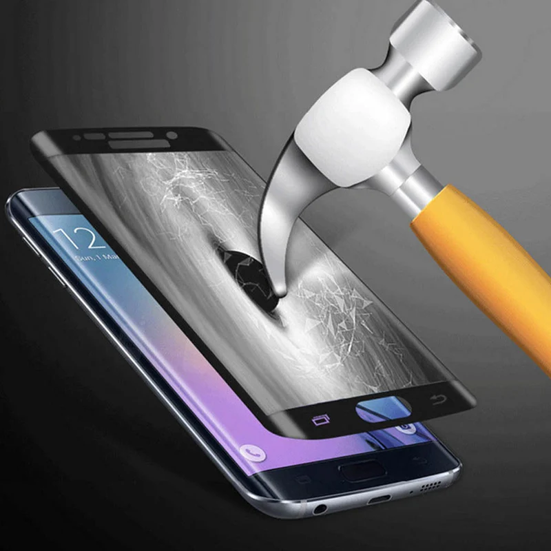 BROEYOUE закаленное Стекло для Samsung Galaxy S6 S7 S8 S9 Edge Plus 3D полный охват Экран защиты Флим крышка для Samsung Note 8 9