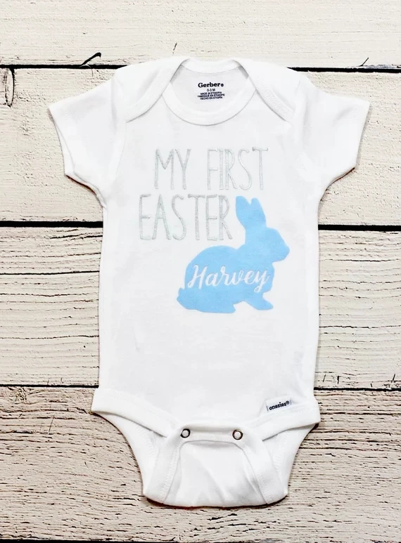 

Одежда для дома с надписью «My first Easter bunny baby shower take home»; Боди; Цельнокроеный комбинезон; Детские футболки; Футболки для дня рождения