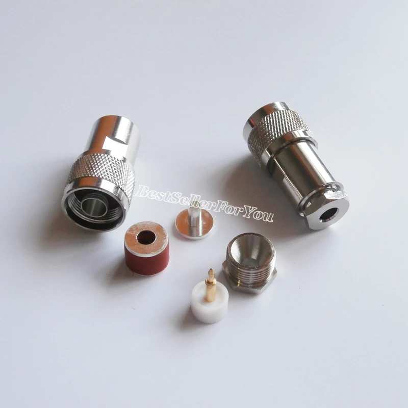 10X N Штекерный зажим RG58 RG142 LMR195 RG400 кабель RF соединитель Адаптер Новый|adapter