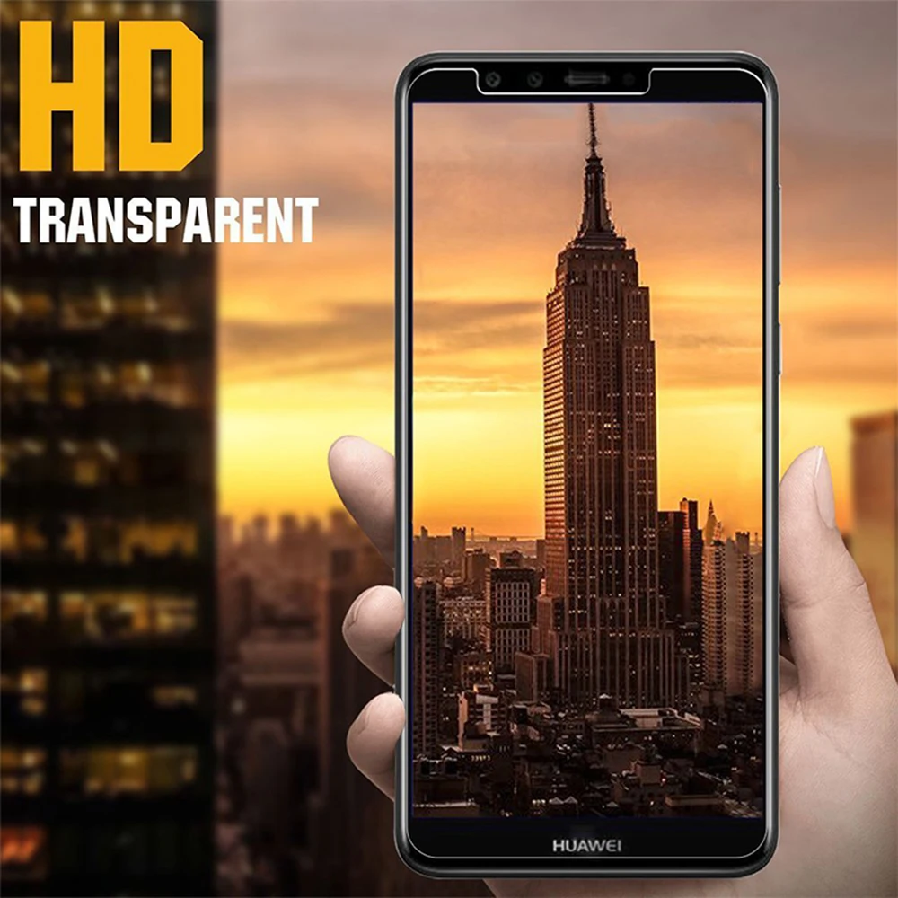 Защитное стекло для huawei y6 ii закаленное защитное y3 y5 9 5 2017 2018 y635 4a pro|Защитные стёкла