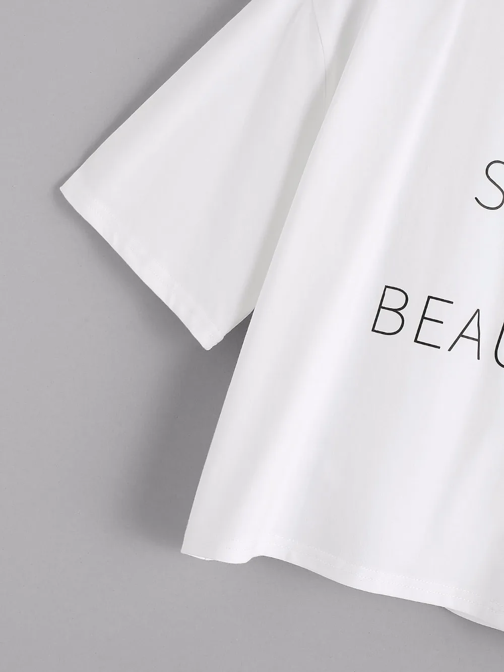 

SIMPLE IS BEAUTIFUL T-SHIRT white black high quality women fashion tees camisetas tumblr grunge goth party shirts short tops