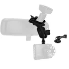 Крепление на зеркало заднего вида для Xiaomi 70mai, GoPro 9, 8, 7, 6, 5, SJCAM EKEN, аксессуары для экшн-камеры Xiaoyi Yi