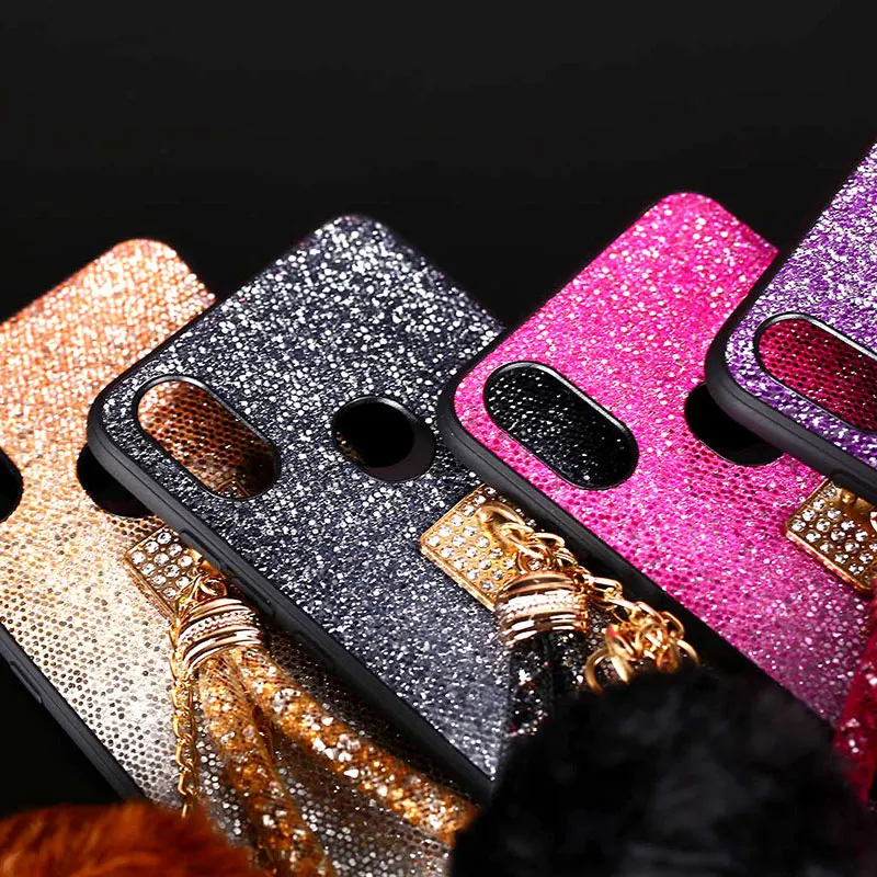 Чехол для Xiaomi Mi A1 a2 5x6x9 8 se lite note 3 mix 2s max play 5c funda Модный чехол сверкающий с блестками