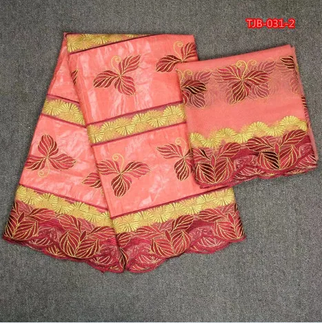 5yards bazin riche fabric in red and blue matching 2yards tulle lace for veil 2018 New arrival Apr-15-2018 | Дом и сад
