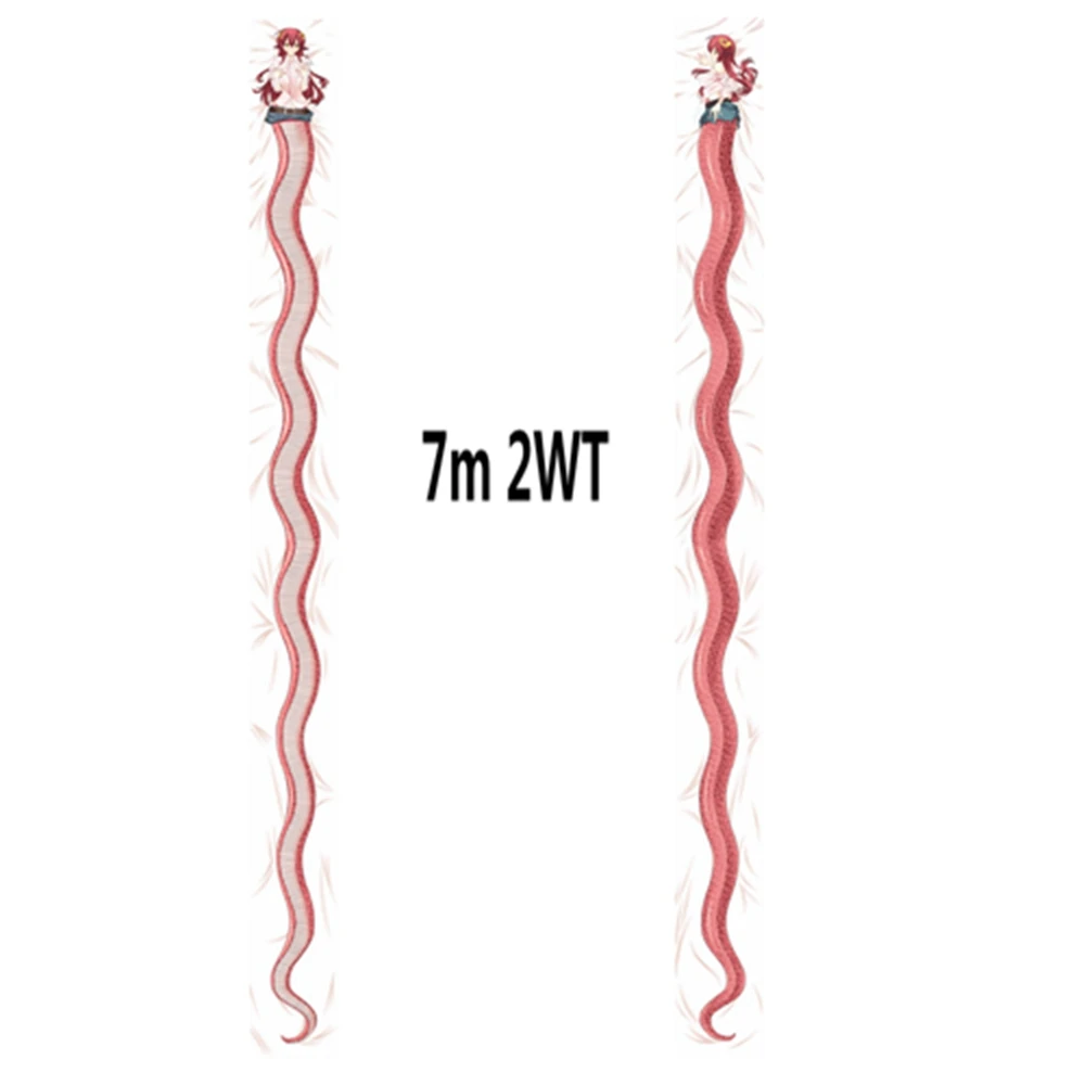 A-2WT Аниме JK Monster Musume no Iru Nichijou Dakimakura Сексуальная наволочка для тела чехол для подушки Miia Snake 7 м длинный фантастический обнимающий чехол для подушки - Цвет: A-2WT