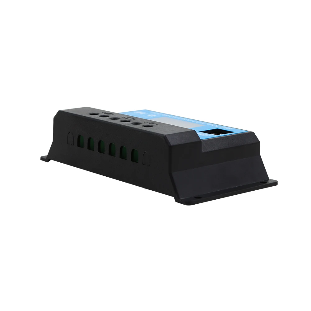 Контроллер заряда солнечной батареи 10A 20A 30A 12 В/24 В ЖК дисплей 5 в USB зарядное
