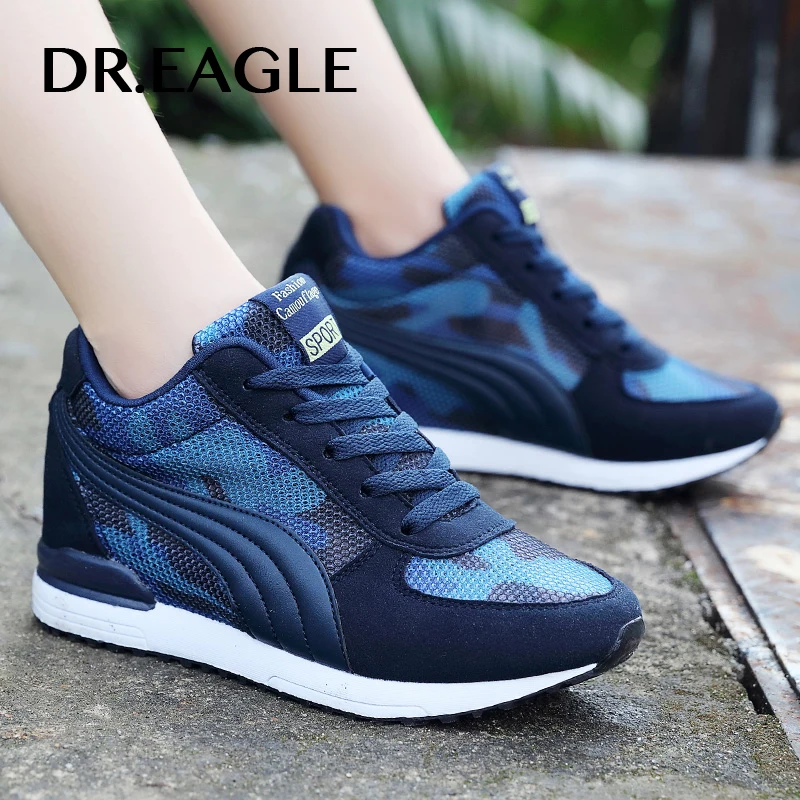 Спортивная обувь камуфляжной расцветки 2017 женские кроссовки для бега ходьбы