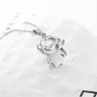 1 шт. Модное Новое ожерелье из нержавеющей стали, милый детский кулон в виде обезьяны, китайские Чокеры зодиака, ожерелья для женщин, детей, счастливый подарок