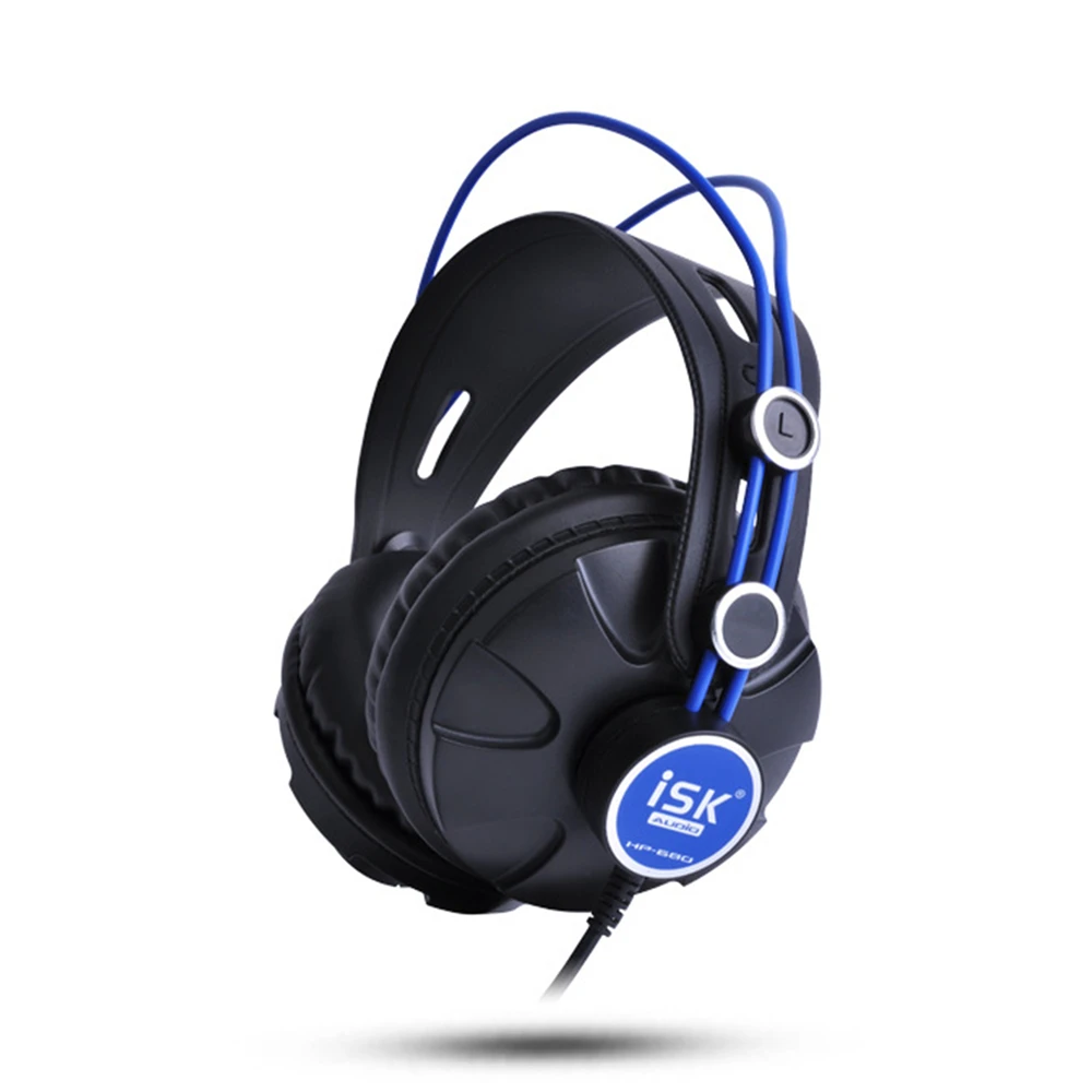 Студийные наушники ISK HP680 Pro с монитором динамические 1200 МВт мощные Накладные