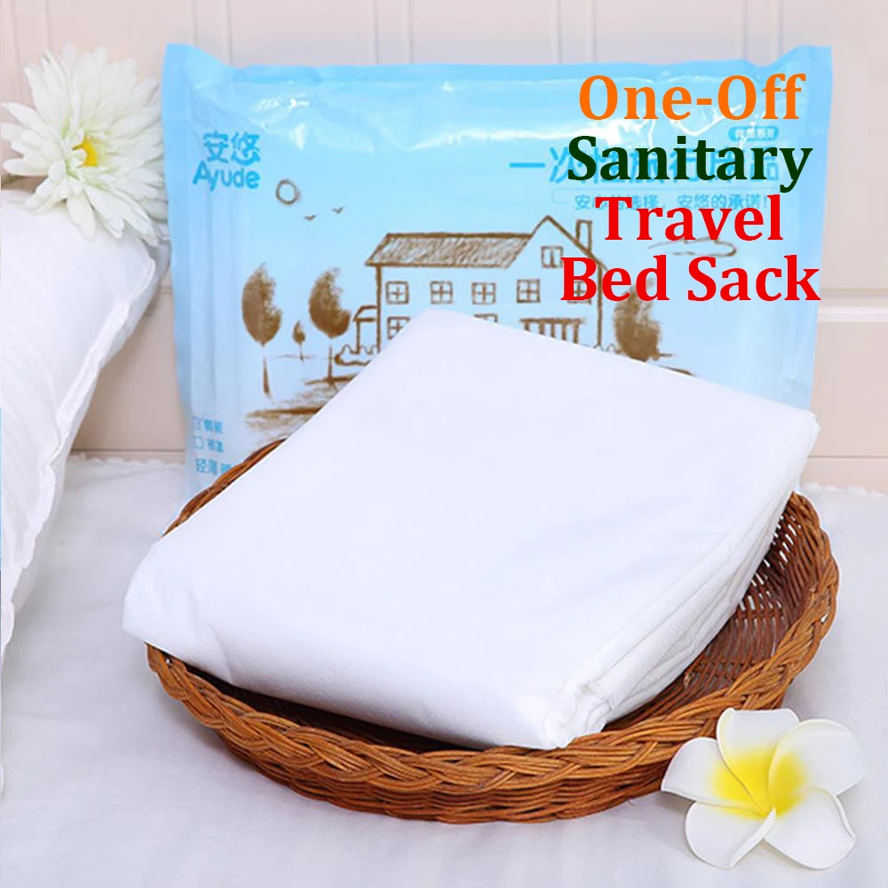 Quilt Cover Bed Sack Nonwoven Fabric Bedding Bag Accessories Healthy White Disposable Hospitalization | Дом и сад