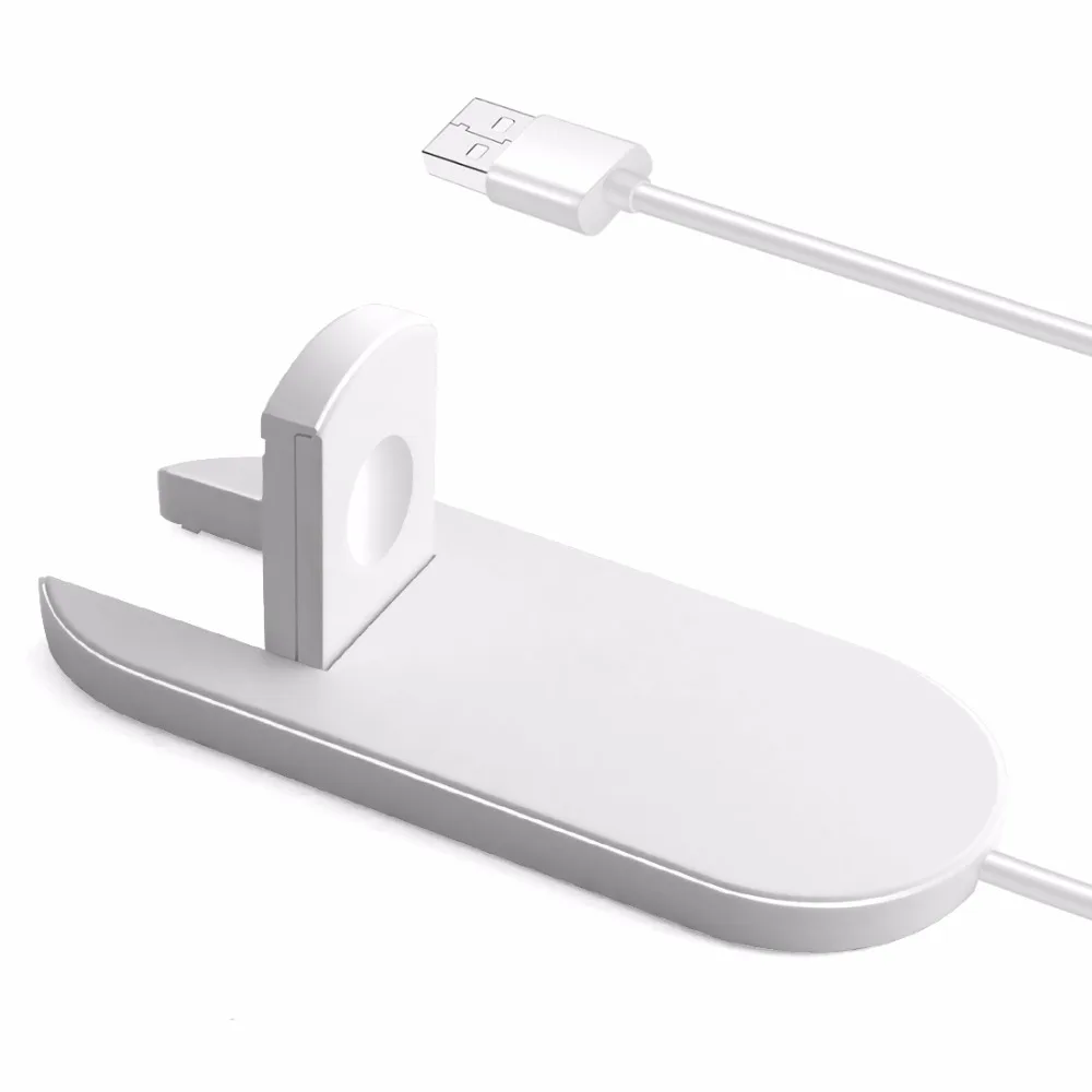 QI Беспроводное зарядное устройство для быстрой зарядки iwatch 1 2 3 Apple Watch iphone X 8 usb Pad