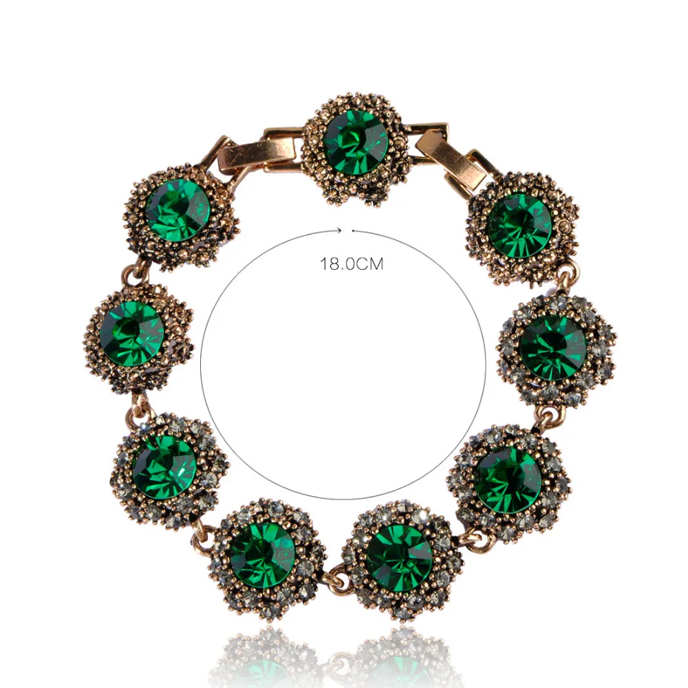Старинные Турецкие Браслет Для Женщин Горный Хрусталь Кристалл Pulseira Femme Bijouteie