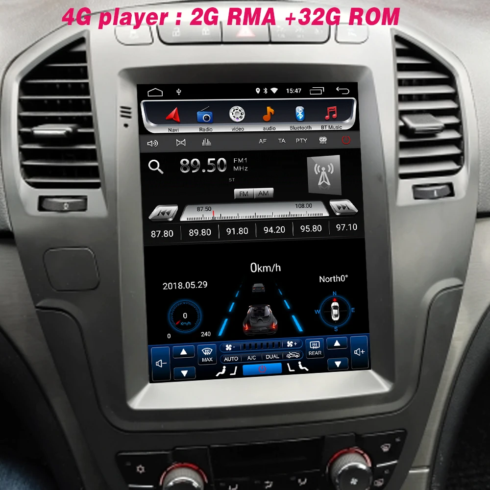 Android 9 0 2G ram Автомобильный gps Мультимедиа Стерео радиоплеер для Buick opel insignia 2009 2013