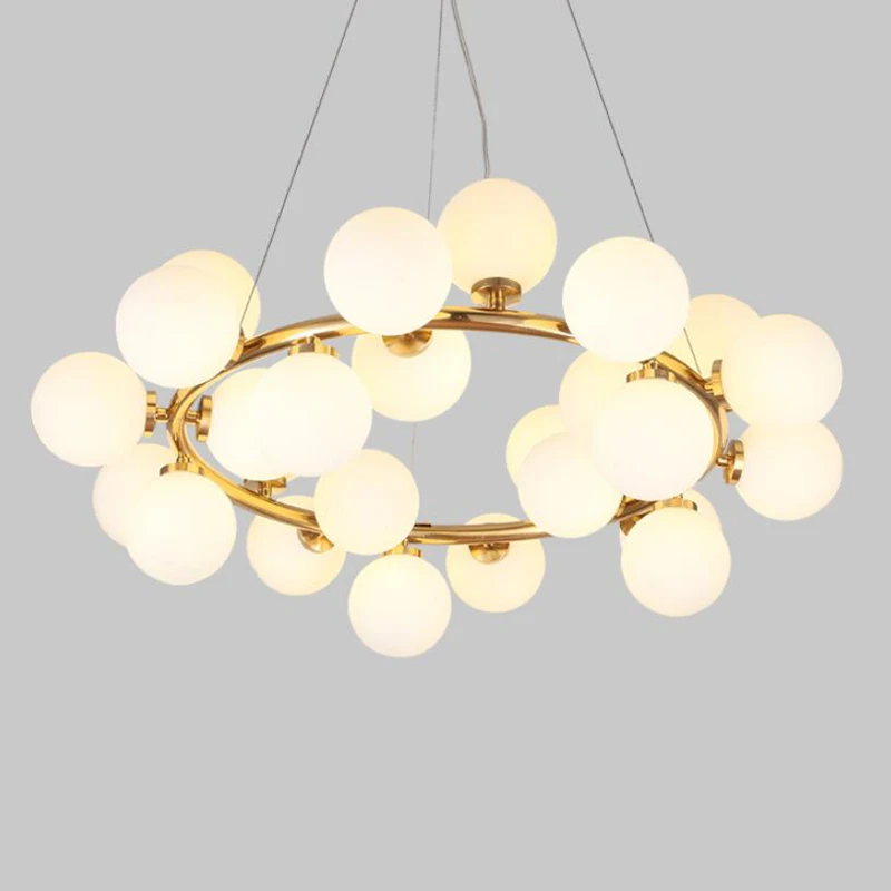 Европейский кольцевой кабинет Современная черная и Золотая светодиодная