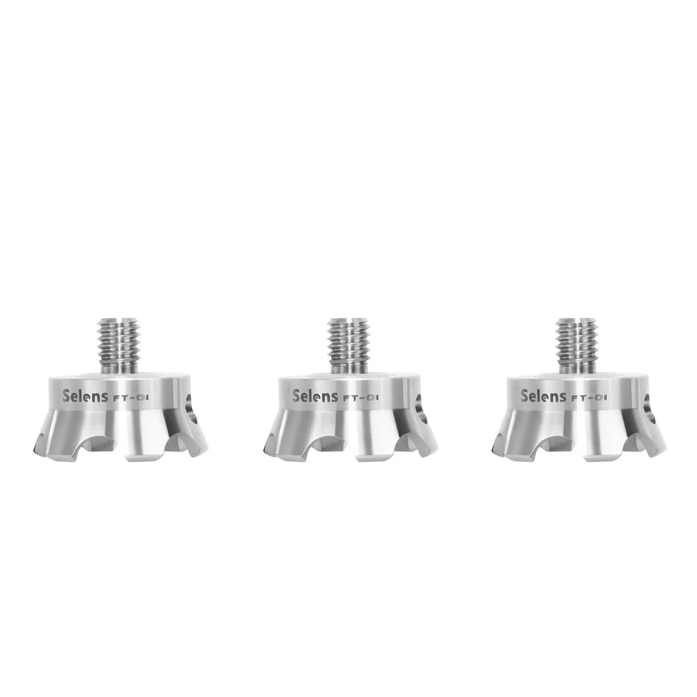 Selens 3 шт. Pro 3/8 &quotштатив из нержавеющей стали рок ноги Спайк для Gitzo RRS BENRO SIRUI льда
