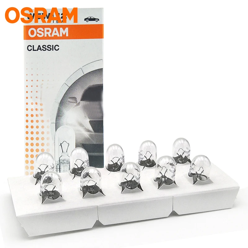 10 шт. лампа Osram T10 W5W 2825 12 В 5 Вт маленькие пузырьки (12921) В|Лампы для автомобильных