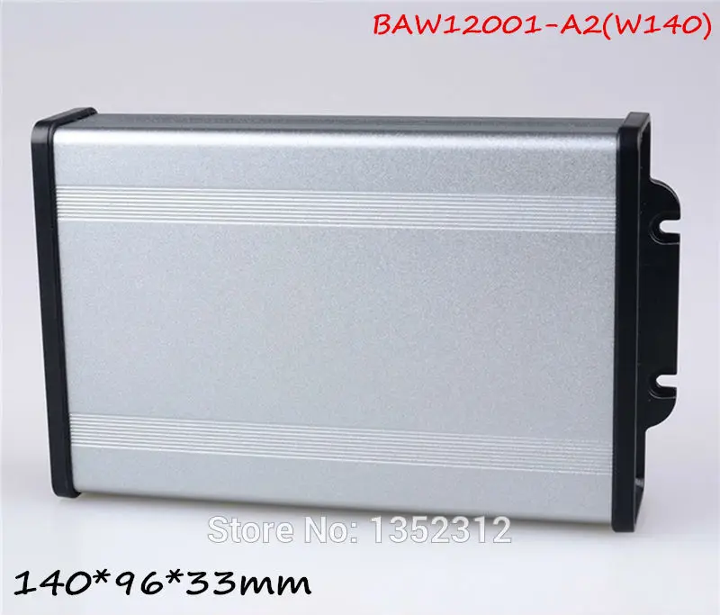10 pcs/lot 140*96*33mm aluminum box for electronics IP54 waterproof aluminium project housing DIY small junction control | Инструменты