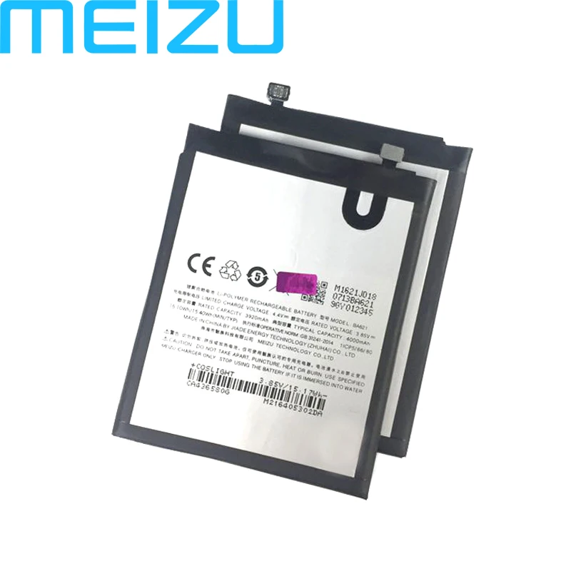 Meizu BA621 4000 мАч аккумулятор для Meizu Meilan Note 5 M5 Note5 мобильный телефон высокое качество батарея+ номер отслеживания