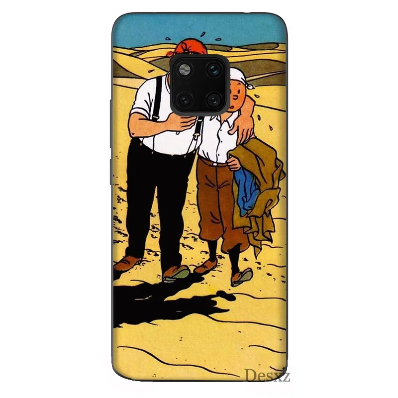 Чехол для телефона The adventures Of Tintin Красочный милый чехол huawei mate 10 20 lite Pro 2 3 4 4i i Y5 Y7 Y9