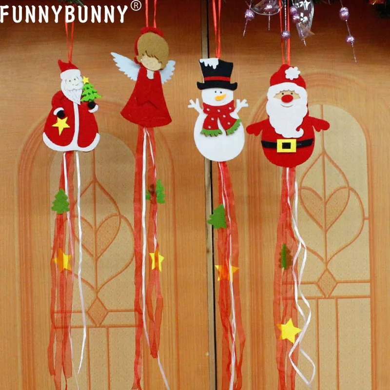 FUNNYBUNNY креативные рождественские украшения Нетканая Рождественская елка Санта