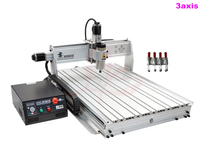 2200 Вт деревообрабатывающее оборудование CNC 8060 гравер площадь 790x585 мм USB MACH3