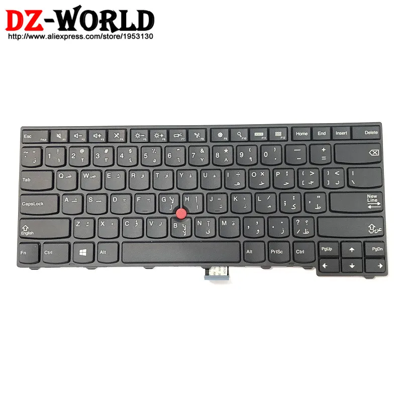 Новая Оригинальная арабская клавиатура для ноутбука Lenovo Thinkpad E431 E440 Teclado y2768 0C45333