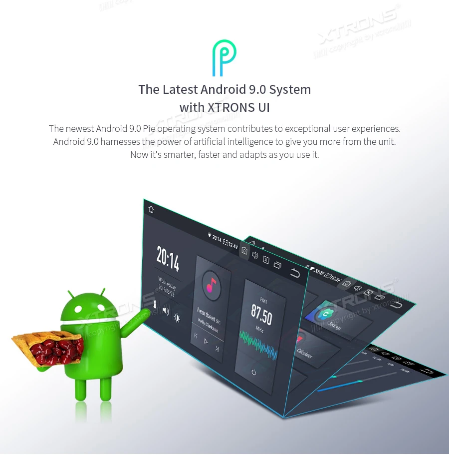 XTRONS 7 ''PX6 Android 9,0 Универсальный 2 Din Автомобильный мультимедийный радио аудио стерео плеер gps навигация Bluetooth 5,0 HDMI USB без DVD