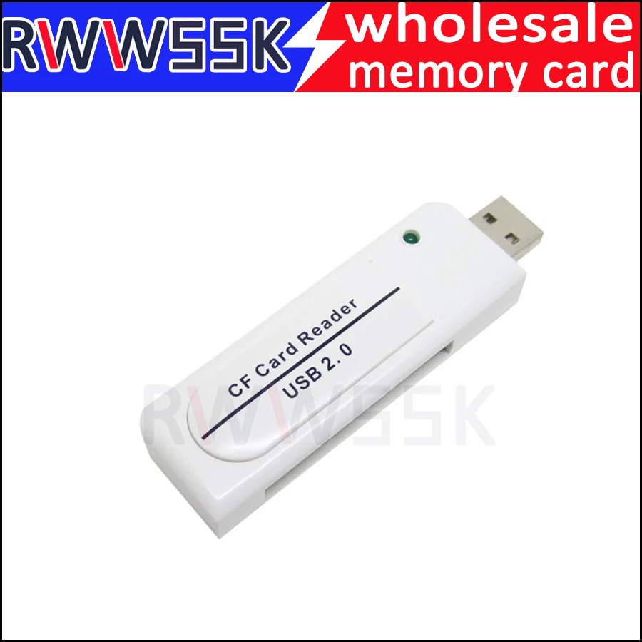 Светодиодный высокоскоростной считыватель карт CF Compact Flash USB 2,0 кардридер для станка ПК компьютера ноутбука с ЧПУ адаптер
