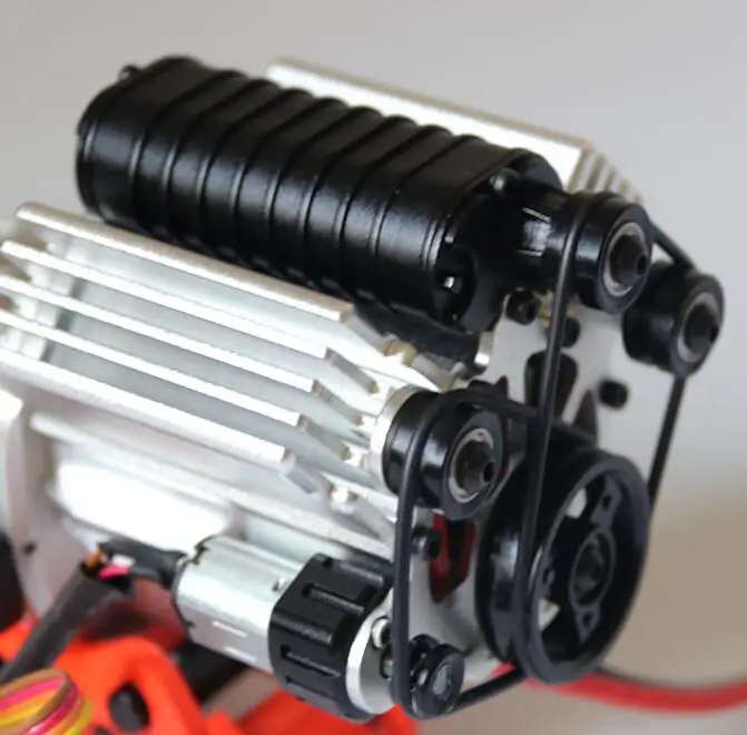 Двигатель коробки передач для 1/10 1/14 1/12 масштаб Tamiya RC Гусеничный грузовик/дистанционное управление гидравлическая Инженерная машина модель 8x8 6x6