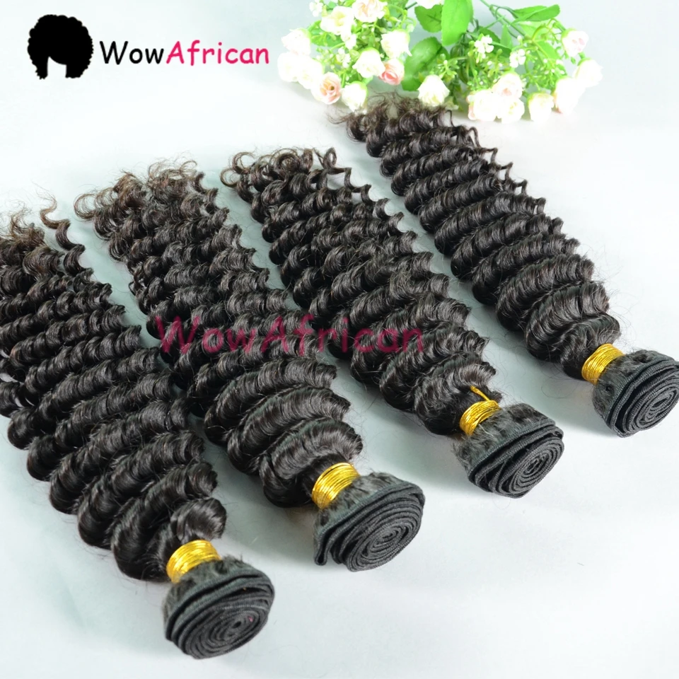 peruvian virgin hair 1piece water wave wet and wavy human weaves curly hair/deep 100% Peruvian Hair |