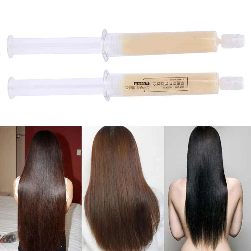 2 шт сухой поврежденный уход Кератиновое восстановление лечение увлажняющая