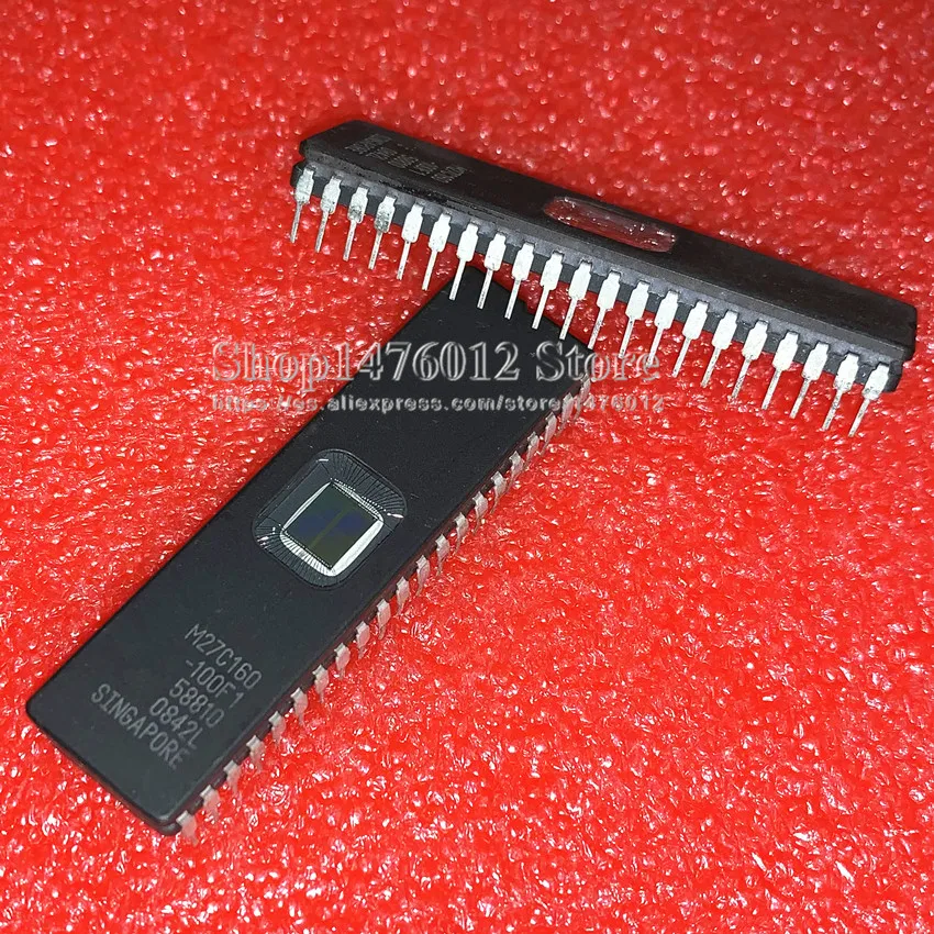 10 шт./лот M27C160 100F1 27C160 Крис 120F1 50F1 IC 1 M X 16 UVPROM 100 ns CDIP42 Новый оригинальный 100%