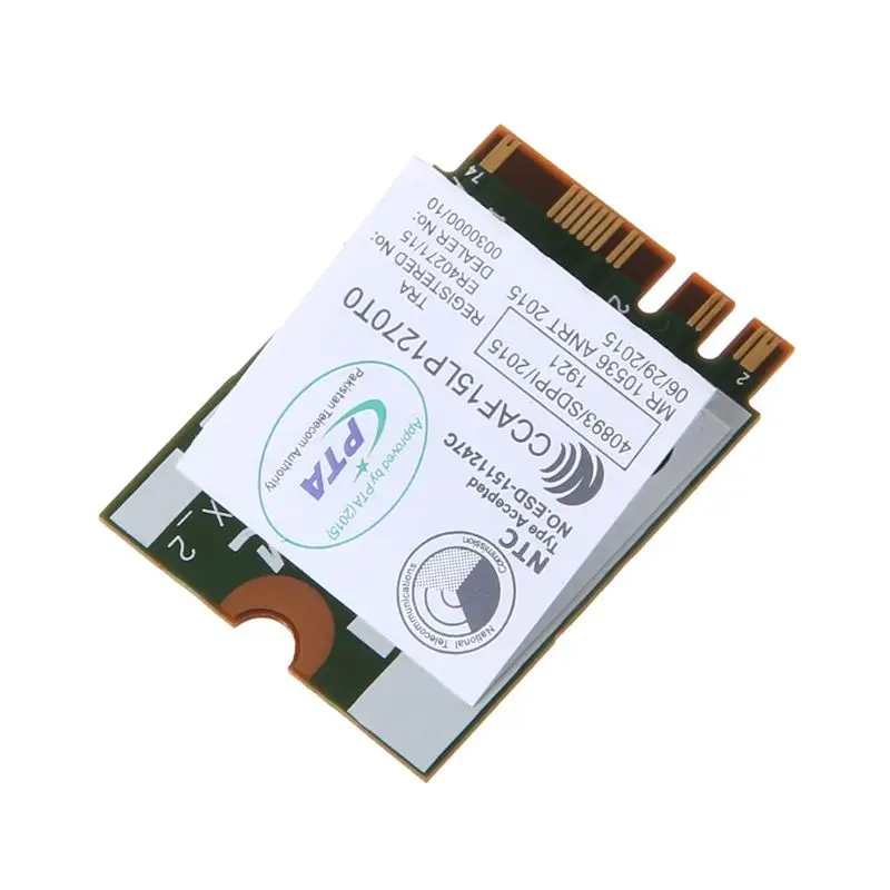DW1820A BCM94350ZAE 802.11ac Bluetooth 4,1 867 Мбит/с M.2 WiFi беспроводная карта для ноутбуков Dell компьютеры