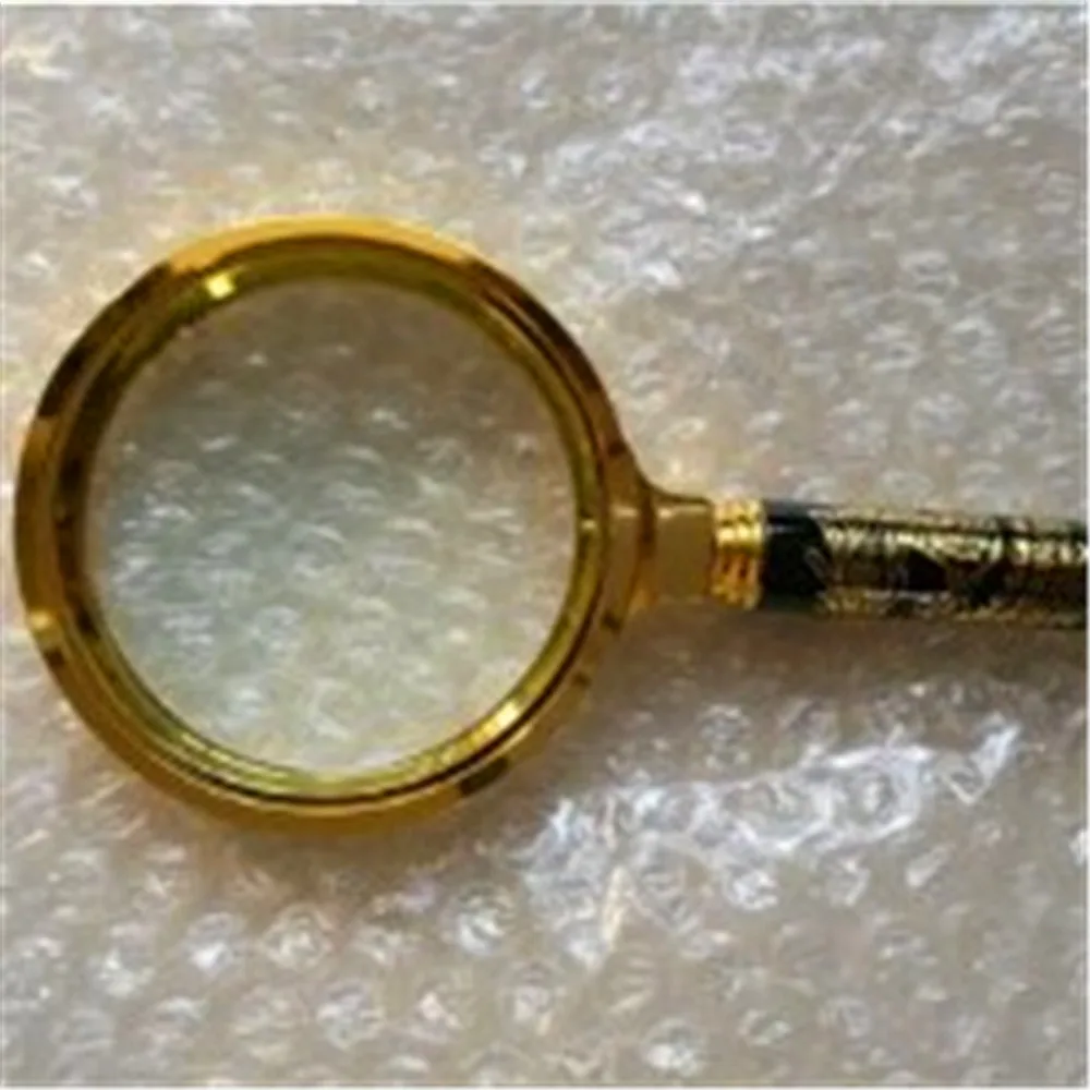 

1 шт. ручной 8x лупа Диаметр: 80 мм Черный Дракон ручка оптическое увеличительное стекло для чтения помощь для состаренного инструмента