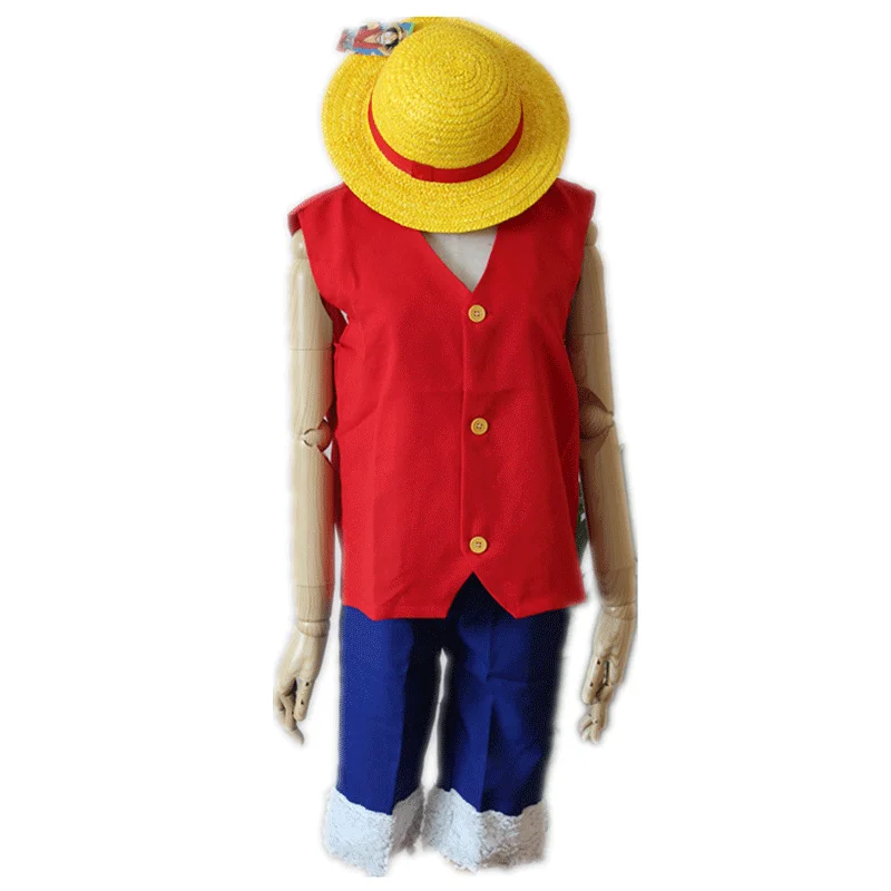 Японское аниме One Piece Monkey D. Luffy костюм комикс con Мужская ролевая игра косплей