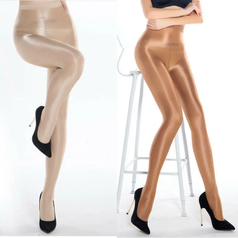 

70D Glossy Shiny Tights Women's Sheer Sexy Shiny Oil Pantyhose Dance Pantyhose Professional Dance Slim Stocking Ladies 2019