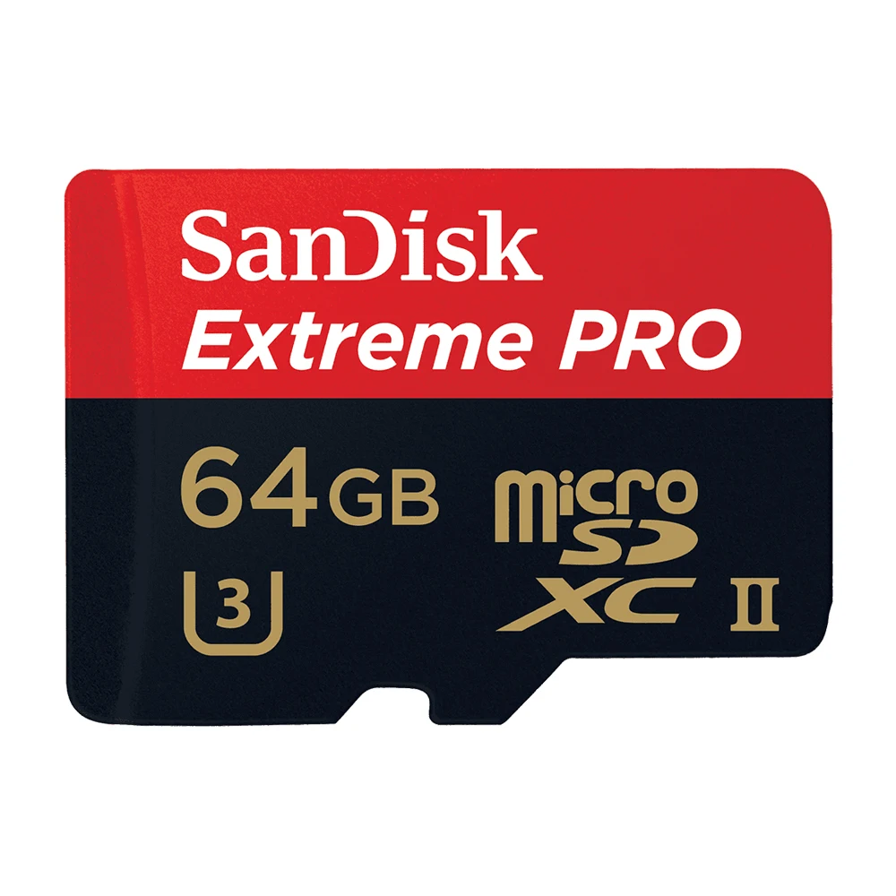 Карты памяти SanDisk Extreme Pro microSDXC UHS-II Class10 C10 U3 275 МБ/с. 64 ГБ 128 карты 4 К UHD адаптер USB 3 0