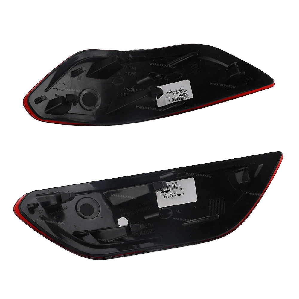 95863110500 95863110600 для Porsche Cayenne 2011 2012 2013 2014 пара левый и правый задний бампер Красный