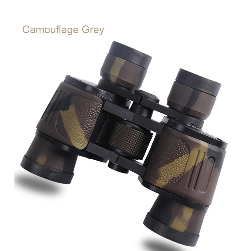Camouflage Grey Классический бинокулярный телескоп 8X40 HD с голубым пленочным покрытием оптическая линза 96 м/1000 м для путешествий на открытом воздухе - Цвет: Camouflage Grey