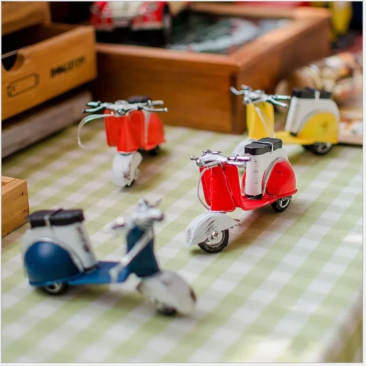 Motorbike Miniature Home Office Decoration Miniatures Christmas Gift Birthday Favors Room Decor