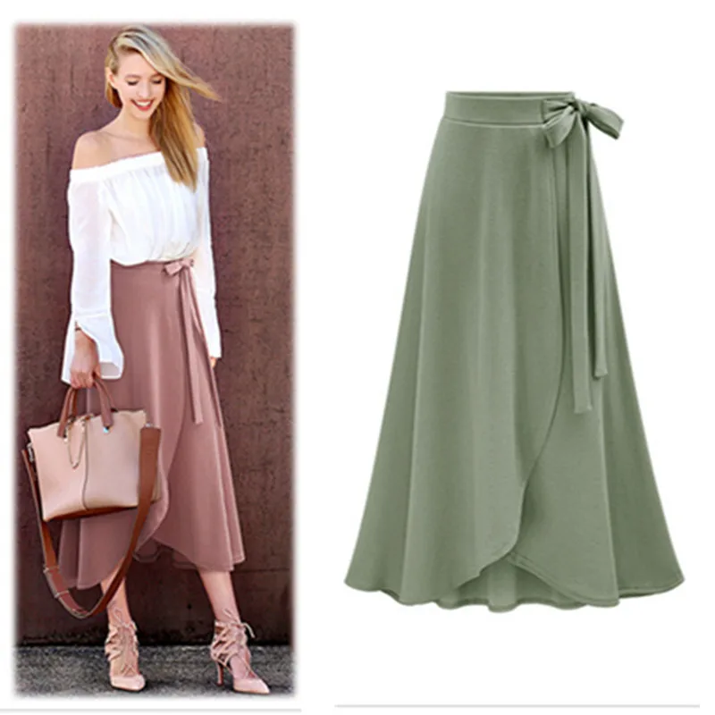 Женские юбки, s Faldas M-6XL, плюс размер, макси юбки, faldas mujer moda, женские новые нестандартные юбки, Офисная Женская одежда, юбки
