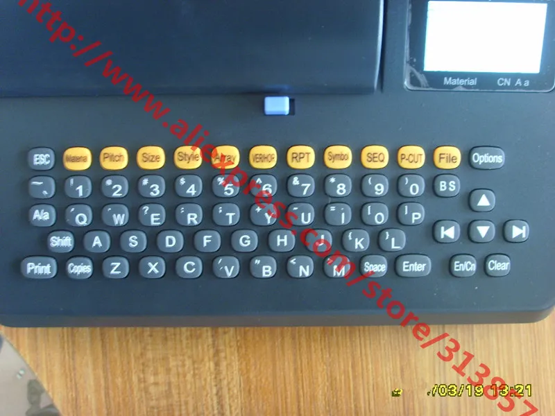 Кабель маркер ПВХ трубки принтер Электронная маркировочная машина английский