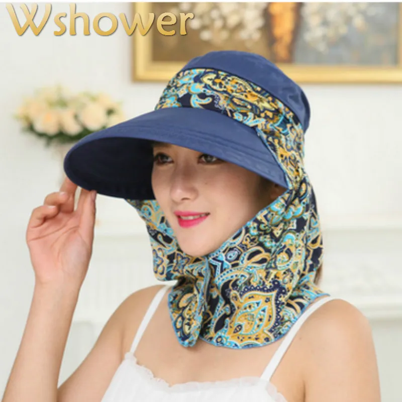 Женская летняя Складная Солнцезащитная шляпа с защитой от УФ лучей|beach caps|sun hat