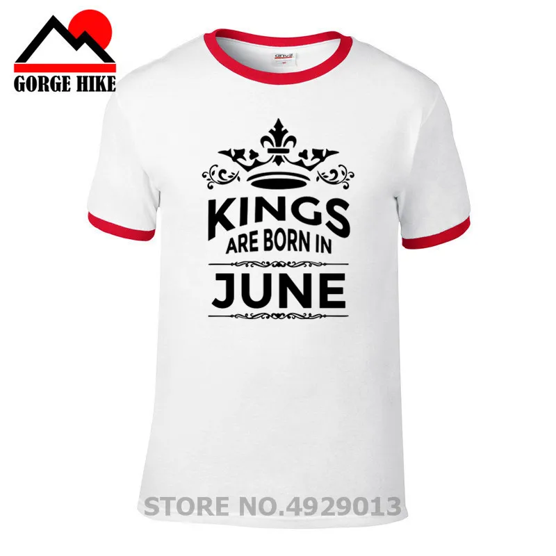 Сделанная на заказ футболка день рождения для мужчин Legends King Born In легенды