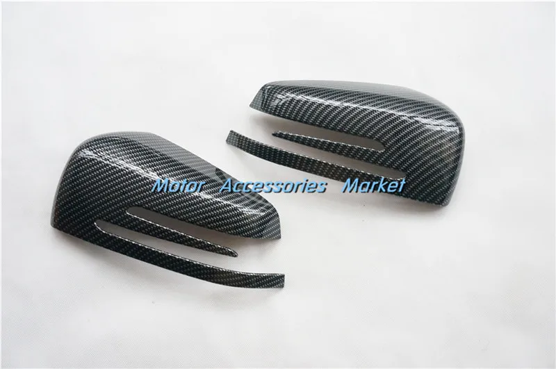 New Sport Style Carbon Fiber Print Rearview Mirror Cover For Mercedes-Benz A B E GLK CLA GLA Class | Автомобили и мотоциклы