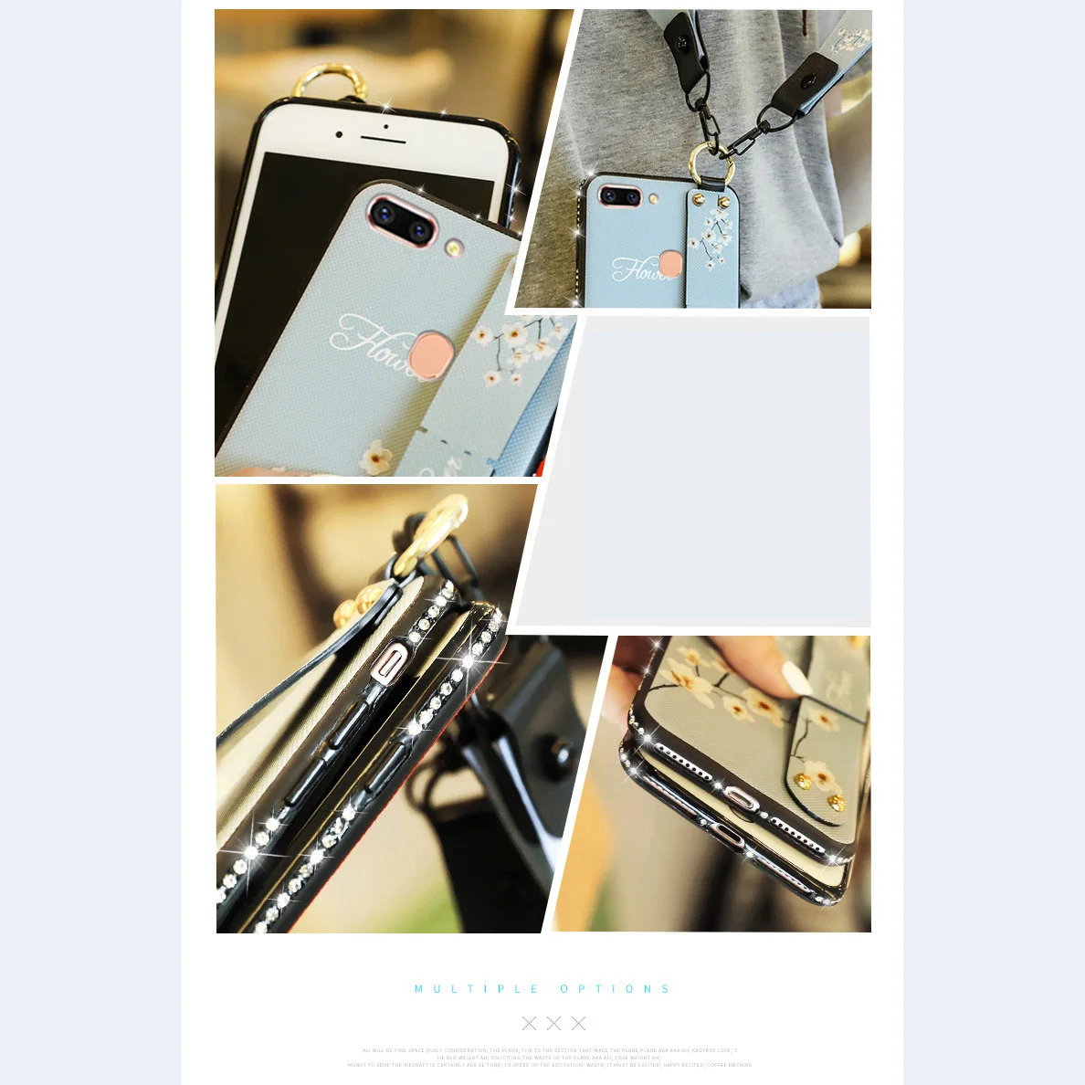 Чехол с ремешком на запястье для Oppo Reno F11 Pro F9 A7X A7 A3S A3 A83 A79 A73 F5 A59 A57 A5 z K1 R15X Realme 2 C1 X Lite