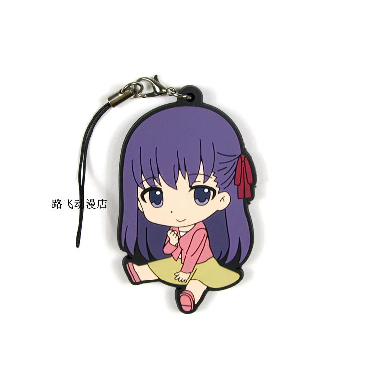 Fate/stay Night UBW Matou Sakura Gilgamesh Emiya Shirou фигурка героя аниме резиновый брелок кулон
