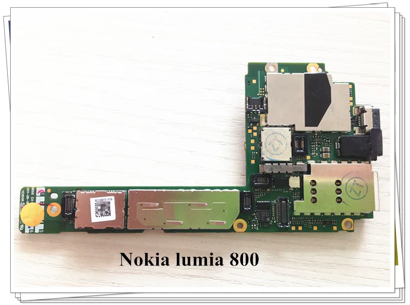 Оригинальная материнская плата с международным языком для Nokia Lumia 800 Бесплатная