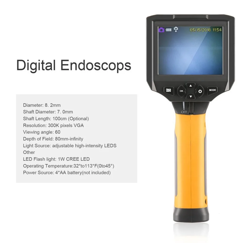 High Qaulity LCD Industrial Endoscope Portable Digital Wireless Recordable Video Borescope Drop Shipping Wholesale Supplier | Инструменты